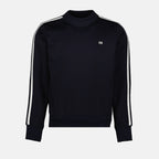 Sweatshirts Pull à bandes latérales Ami PARIS Bleu Homme