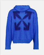 Strickwaren Pull à capuche Arrow Off-White Blau Homme