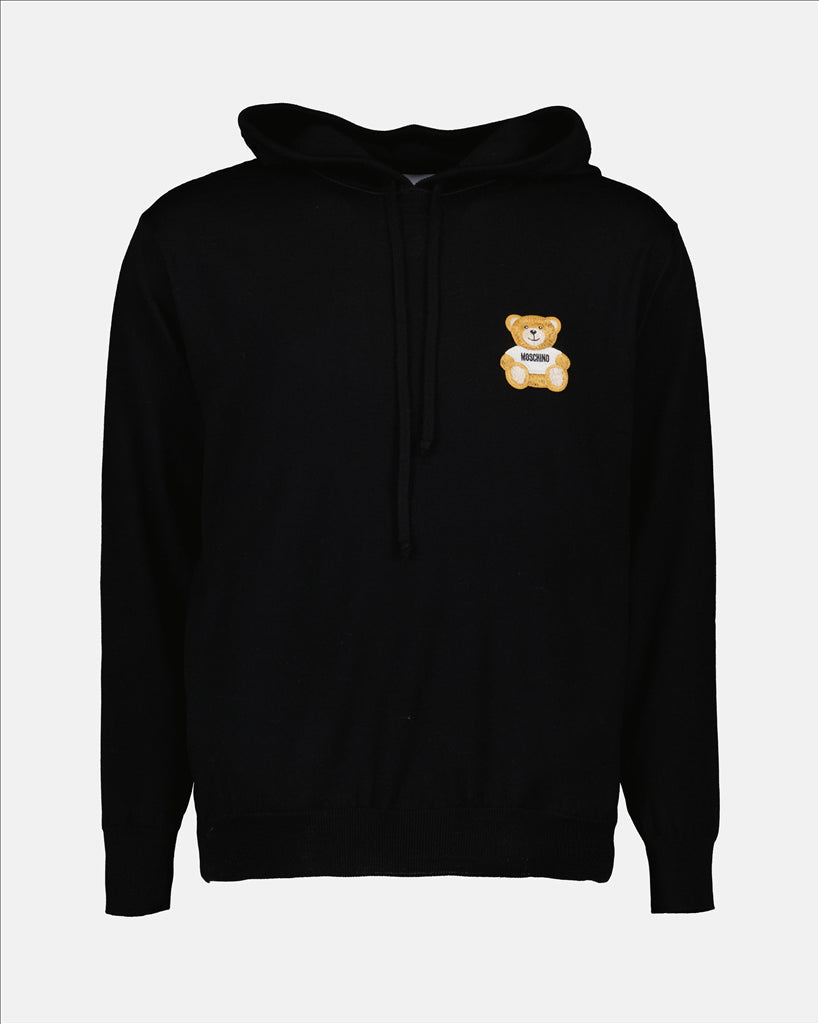 Sweatshirts Pull à capuche Teddy Moschino Schwarz Homme