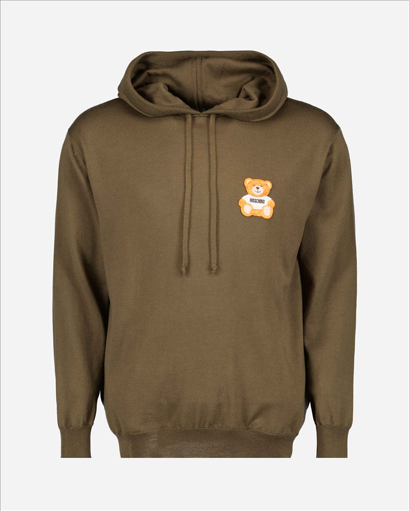 Sweatshirts Pull à capuche Teddy Moschino Grün Homme