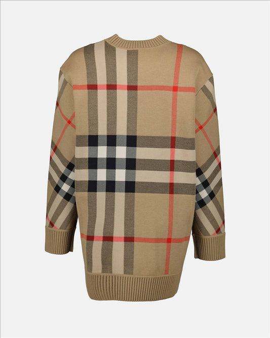 Checked sweater