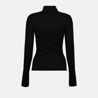 Knitwear High-neck sweater Burberry Black Women