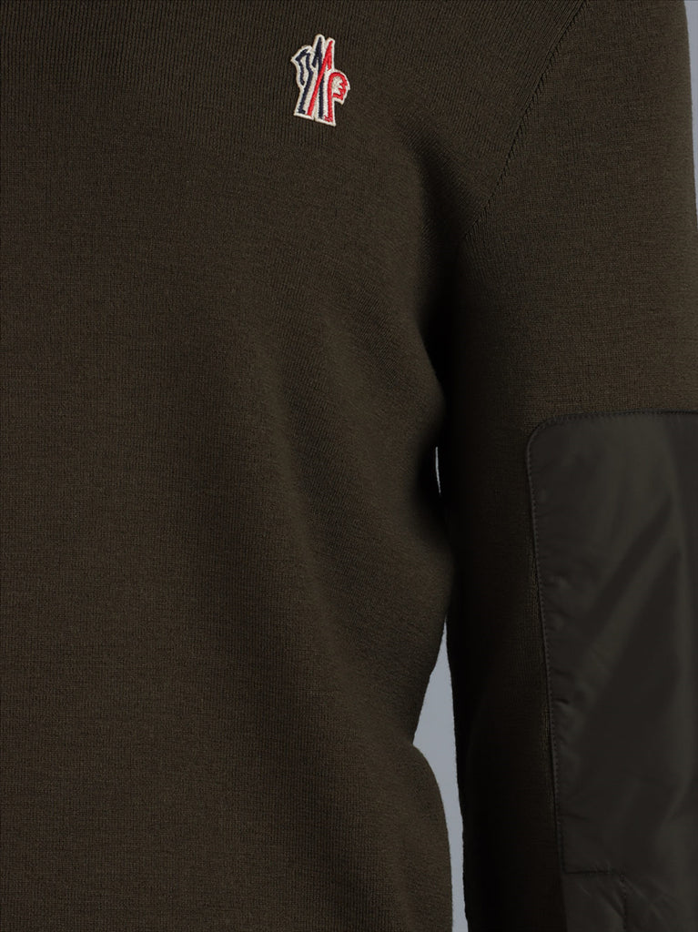 Prendas de punto Pull à col roulé Moncler Grenoble Verde Homme