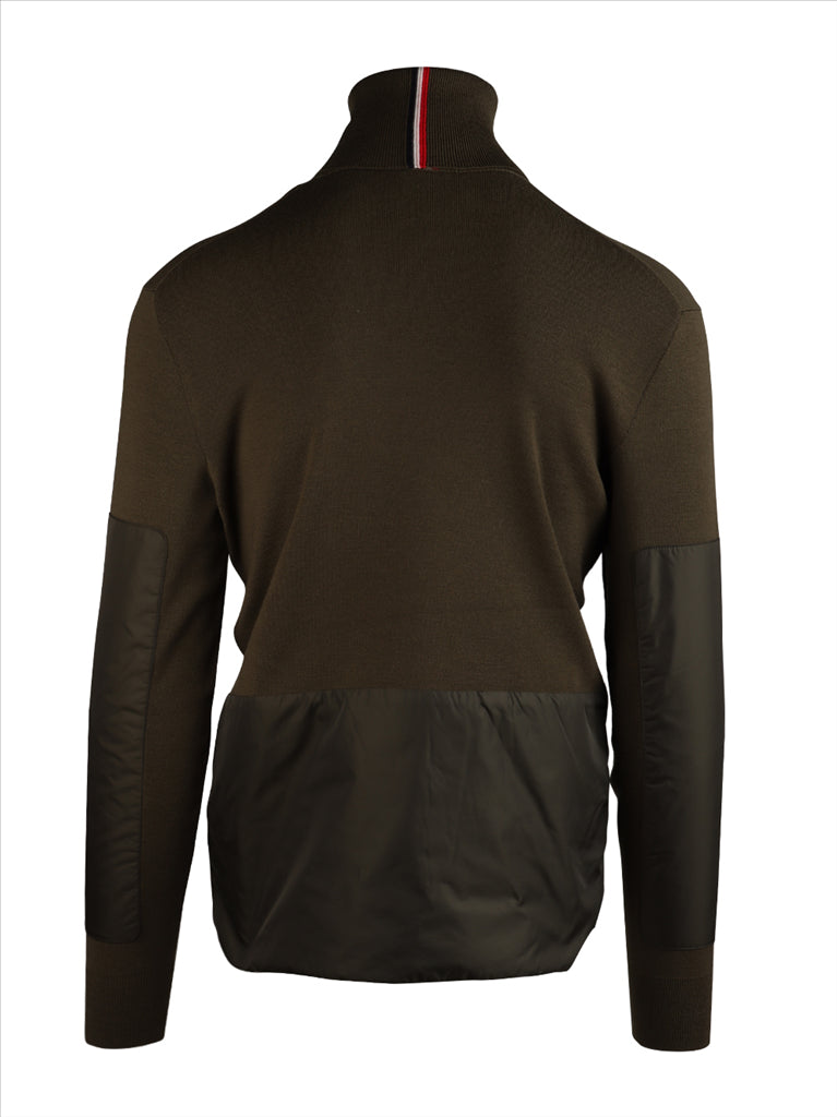 Prendas de punto Pull à col roulé Moncler Grenoble Verde Homme