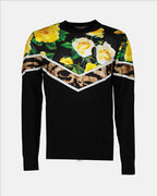 Strickwaren Pull à fleurs Dolce & Gabbana Schwarz Homme
