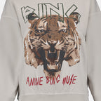 Sweatshirts Pull imprimé tigre Anine Bing Beige Femme
