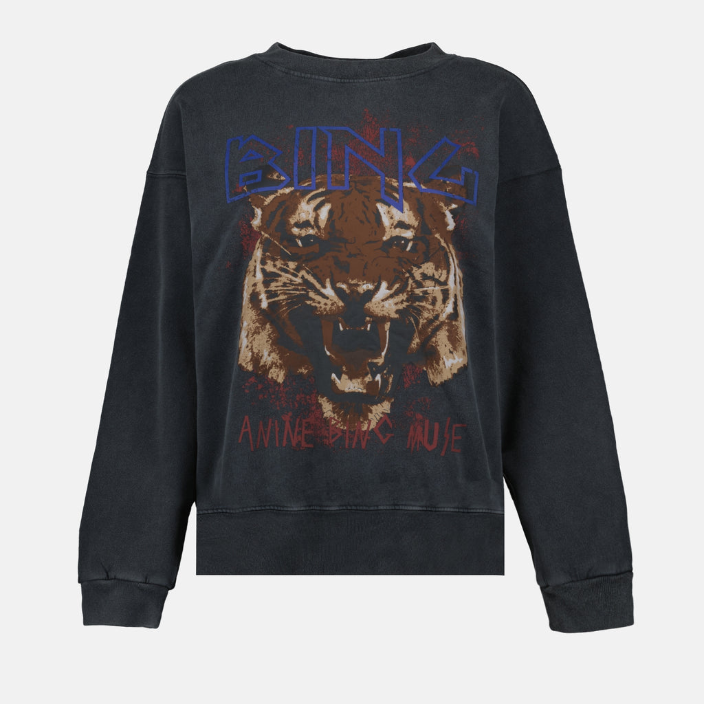 Sweatshirts Pull imprimé tigre Anine Bing Gris Femme