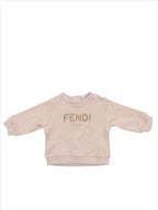 Vêtements Sweatshirt Fendi Roma Fendi Beige Enfants