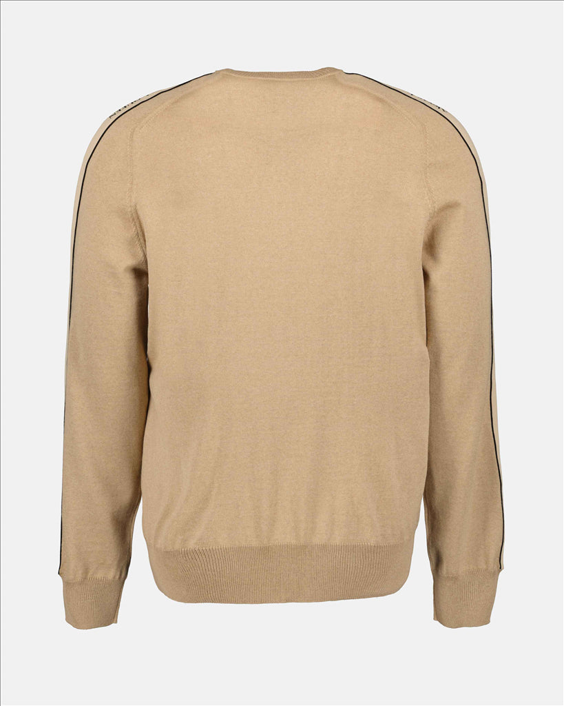 Strickwaren Pull à logo Alexander McQueen Beige Homme