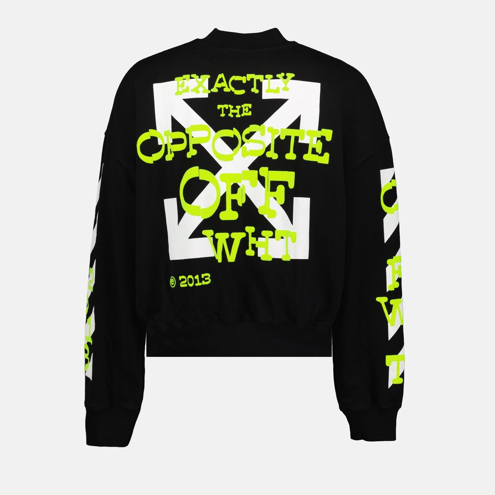Knitwear Logo sweater Off-White Black Man