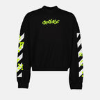 Knitwear Logo sweater Off-White Black Man