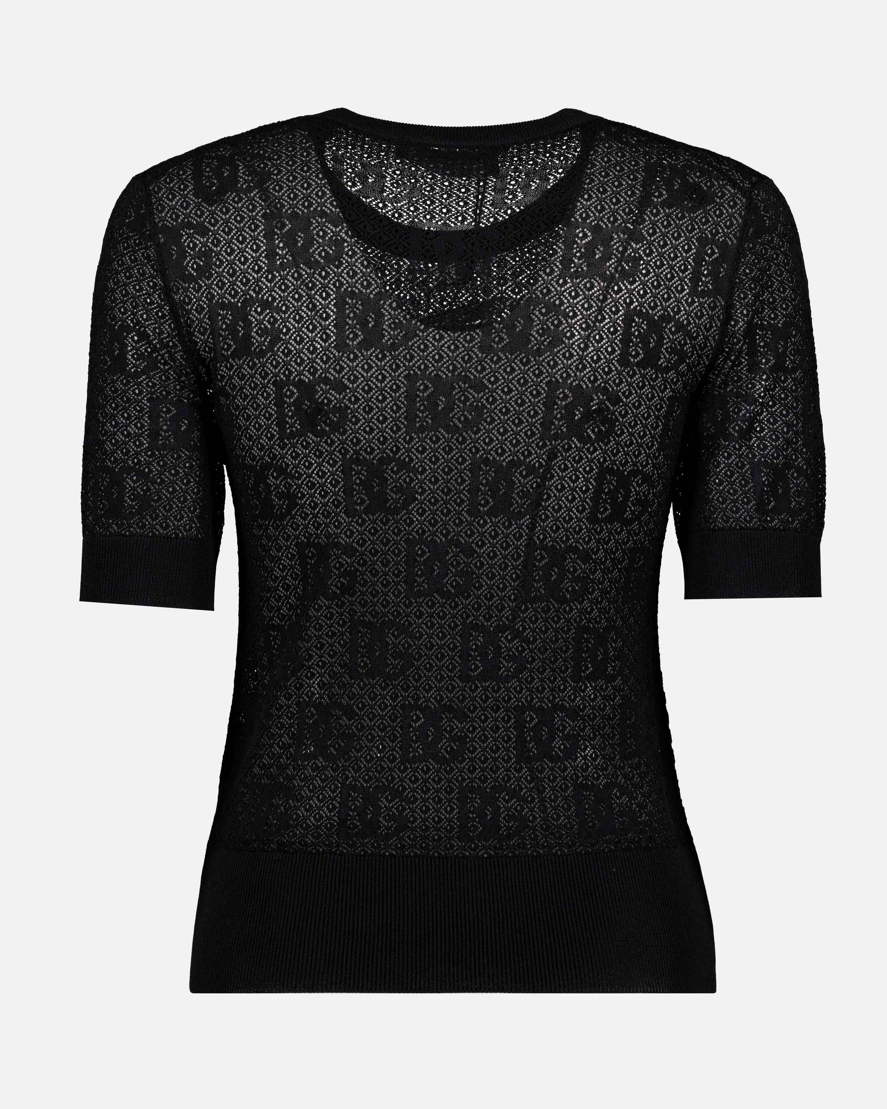 Top Pull ajouré DG Dolce & Gabbana Nero Femme