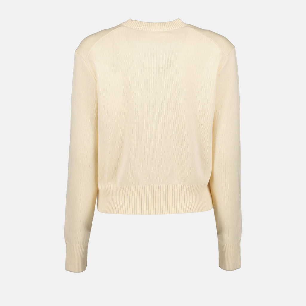 Knitwear Heart Friend Sweater Ami PARIS Beige Women