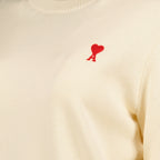 Knitwear Heart Friend Sweater Ami PARIS Beige Women