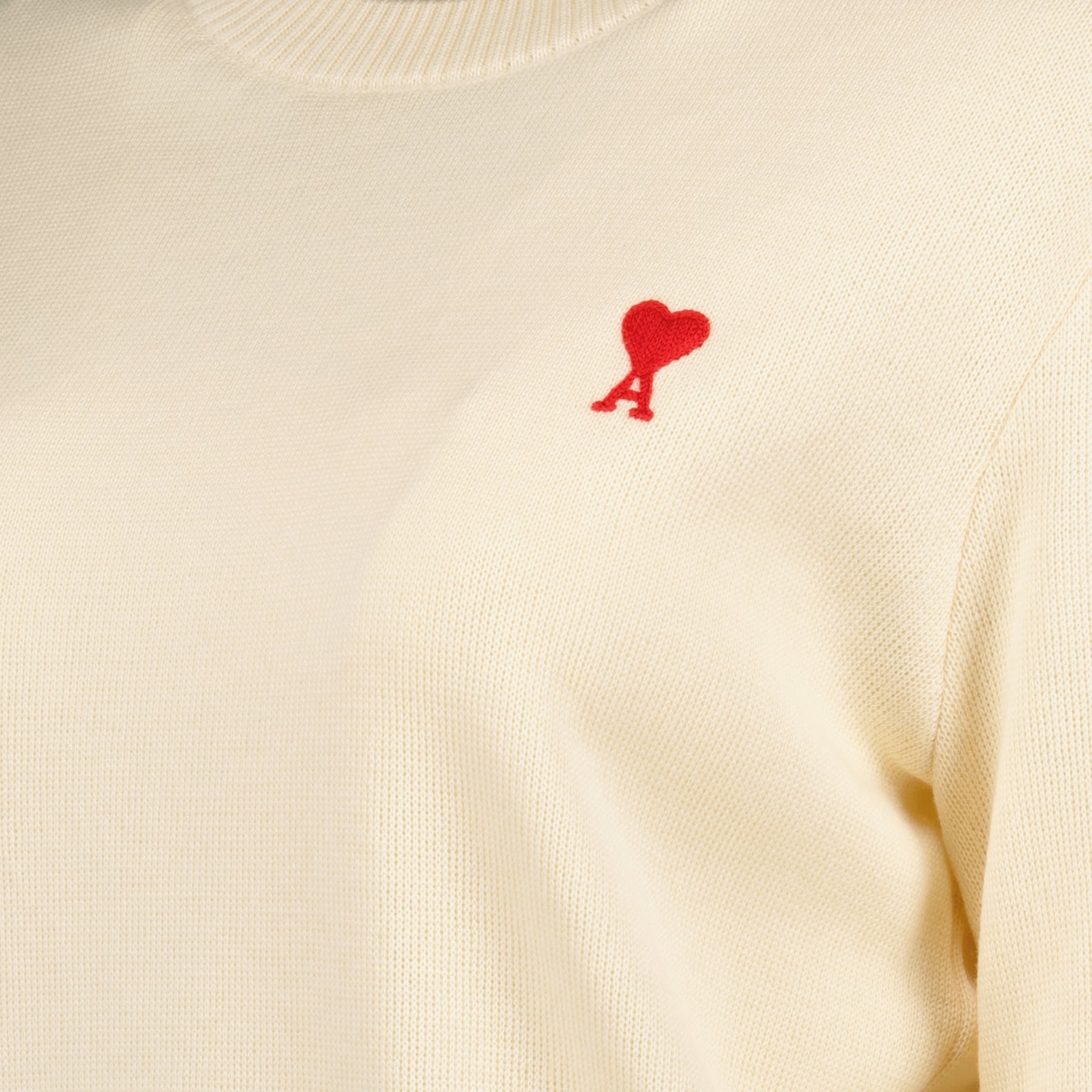 Knitwear Heart Friend Sweater Ami PARIS Beige Women