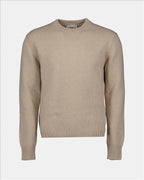 Knitwear Cashmere sweater Ami PARIS Beige Man