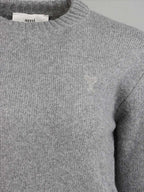 Strickwaren Pull Ami de Coeur Ami PARIS Grau Femme
