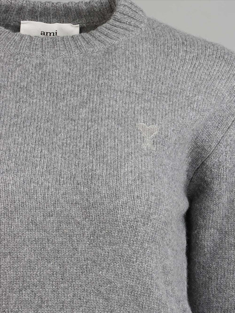 Strickwaren Pull Ami de Coeur Ami PARIS Grau Femme