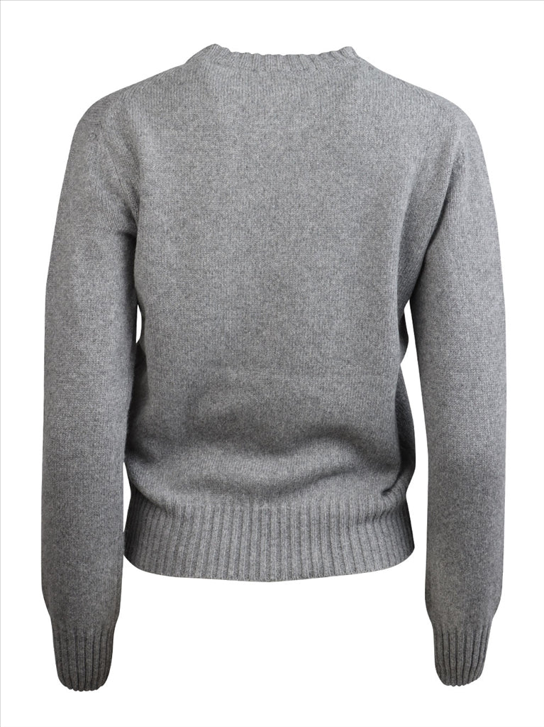 Strickwaren Pull Ami de Coeur Ami PARIS Grau Femme