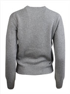 Strickwaren Pull Ami de Coeur Ami PARIS Grau Femme