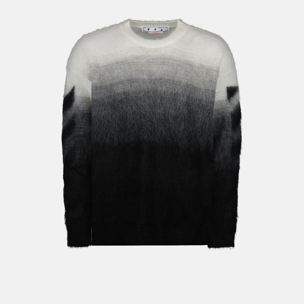 Knitwear Arrow Brushed Sweater Off-White Black Man