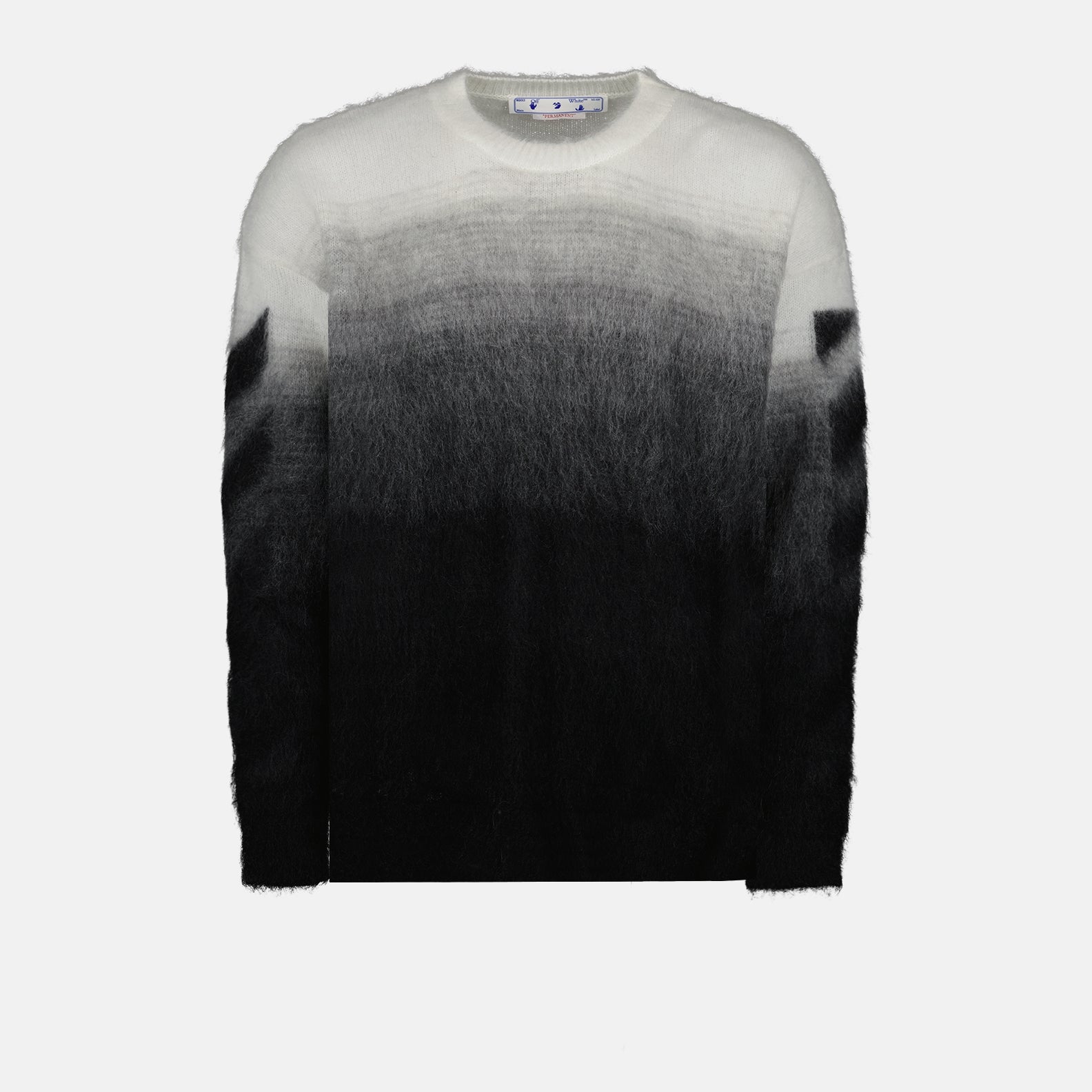 Knitwear Arrow Brushed Sweater Off-White Black Man