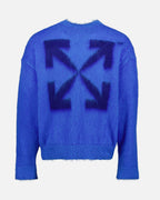 Knitwear Arrow sweater Off-White Blue Man