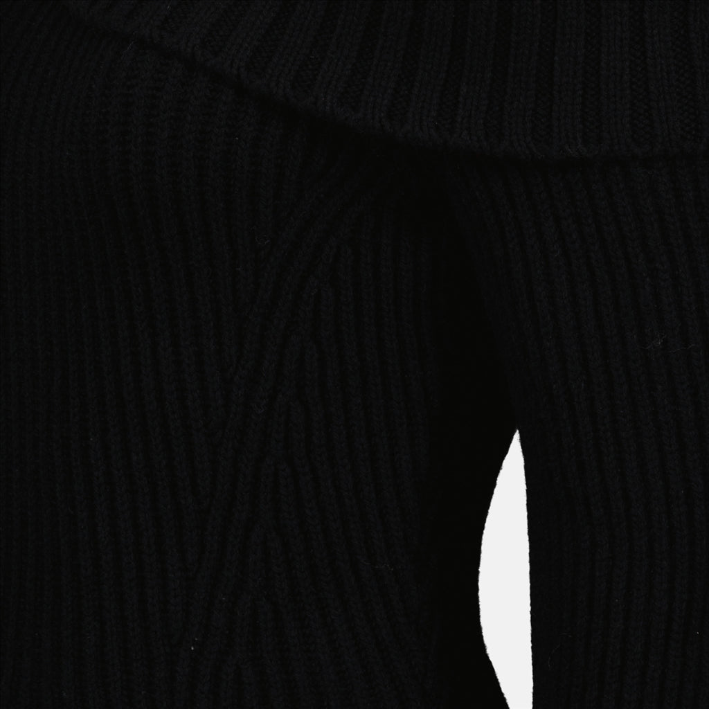 スウェットシャツ 非対称セーター Alexander McQueen 黒 女性