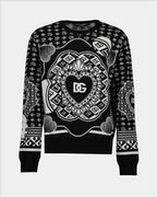 Knitwear Bandana Sweater Dolce & Gabbana Black Man
