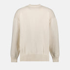 Maille Pull Cat Chunky Off-White Beige Homme