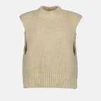 Maille Pull sans manches Maison Margiela Beige Femme