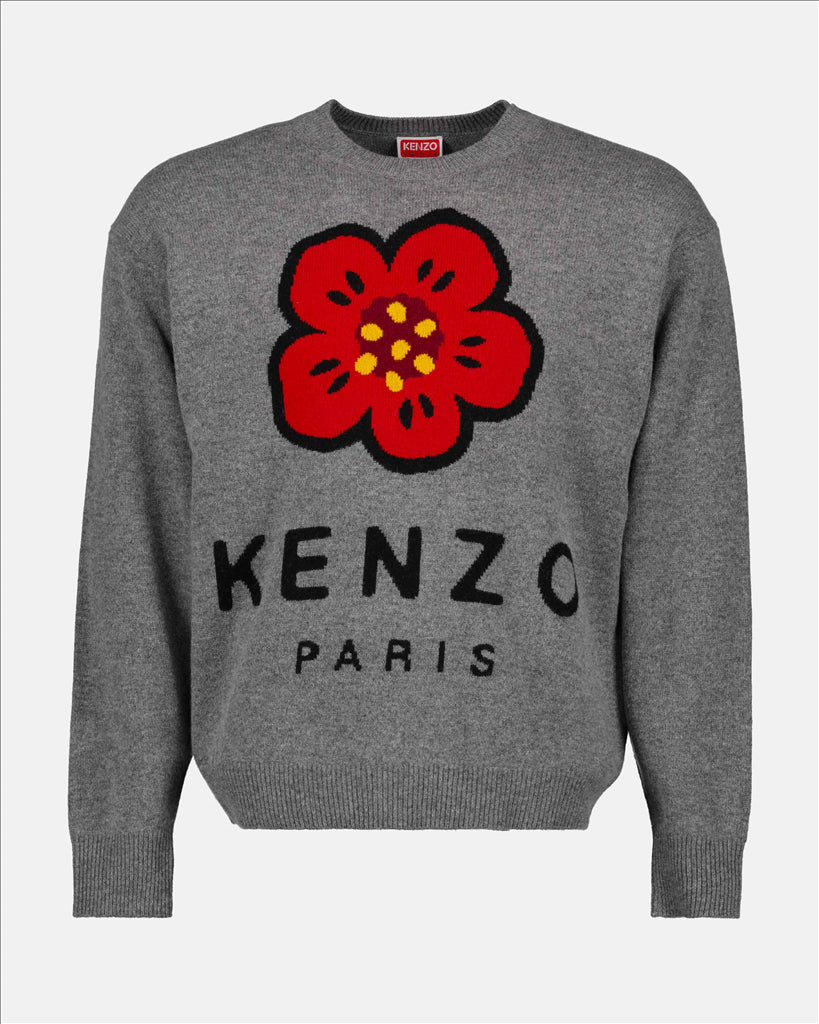 Knitwear Boke Flower Sweater Kenzo Gray Man