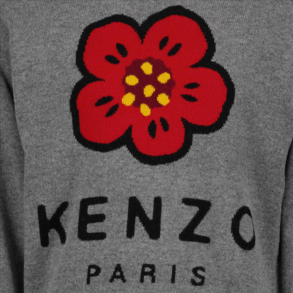 Knitwear Boke Flower Sweater Kenzo Gray Man