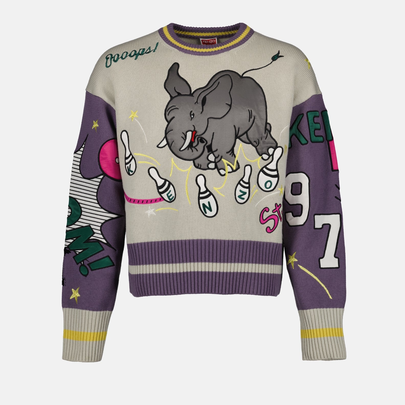Elephant Bowling Sweater