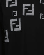 Maille Pull FF Fendi Noir Homme