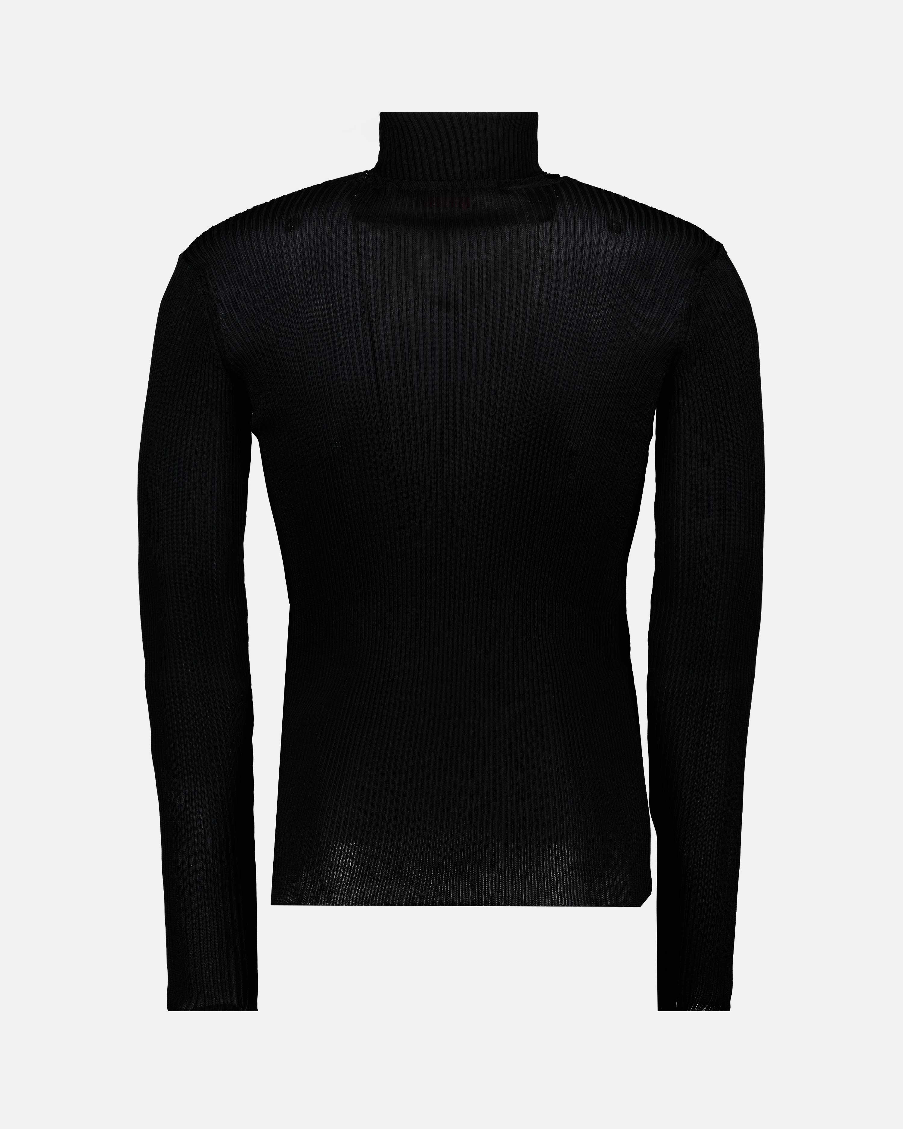 Strickmode Helvert Pullover Off-White Schwarz Herren