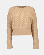 Knitwear Ribbed sweater Stella McCartney Beige Women