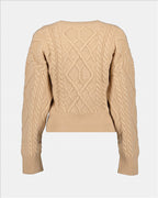 Knitwear Ribbed sweater Stella McCartney Beige Women