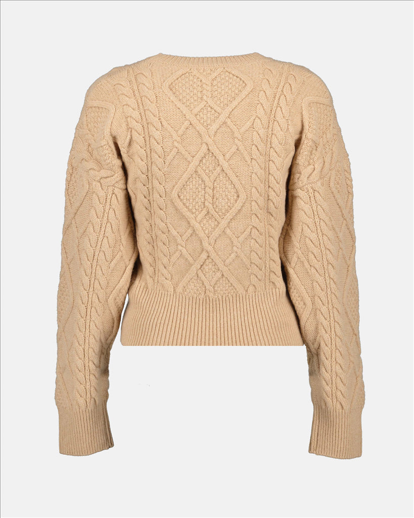 Knitwear Ribbed sweater Stella McCartney Beige Women