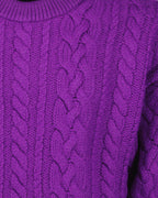 Knitwear Ribbed sweater Ami PARIS Purple Women