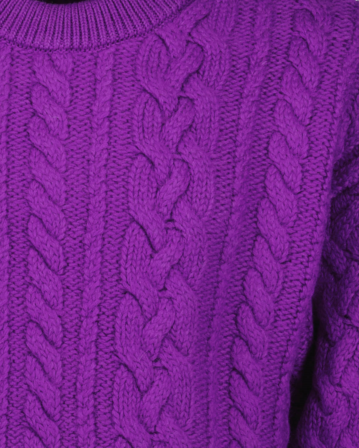 Knitwear Ribbed sweater Ami PARIS Purple Women