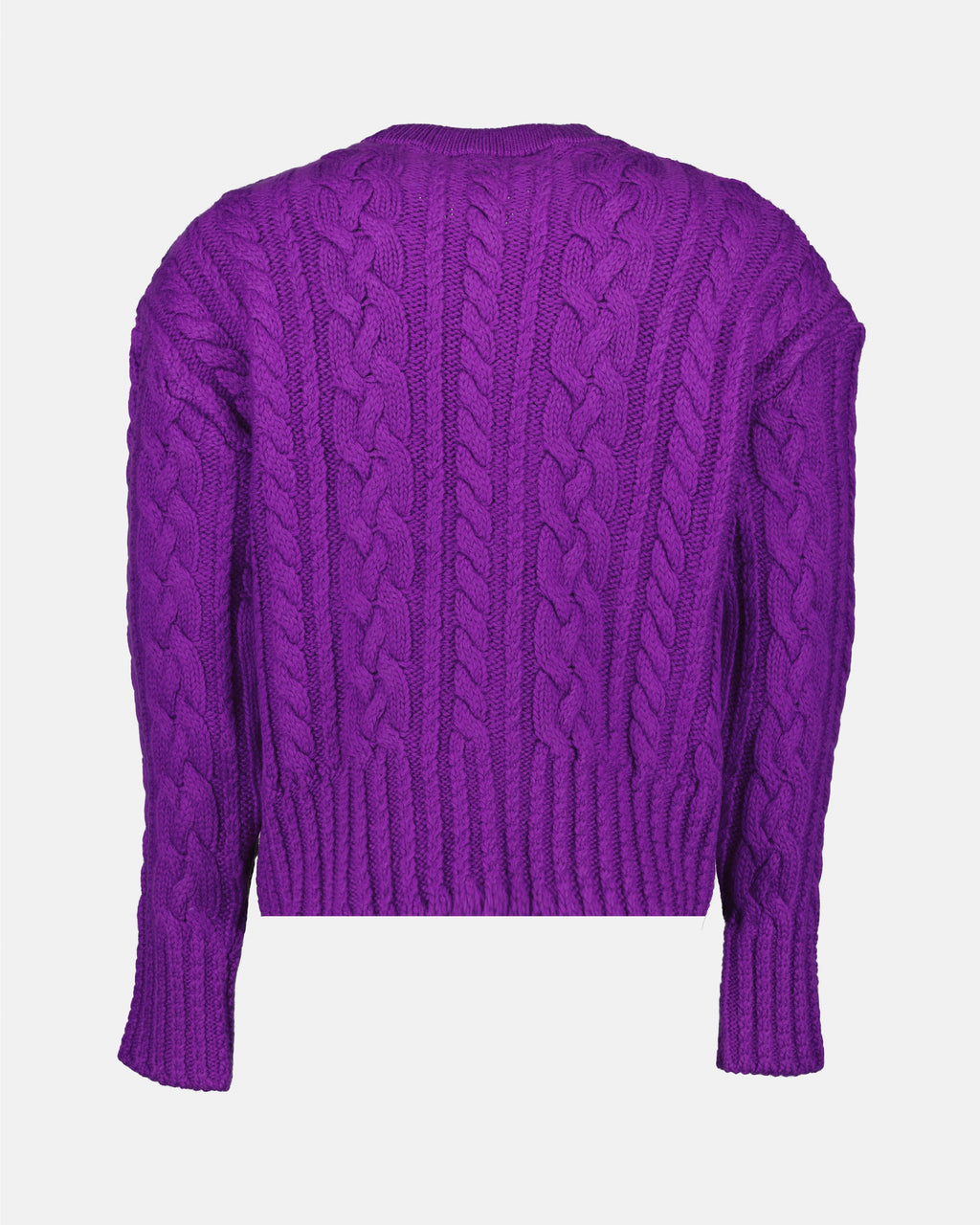 Knitwear Ribbed sweater Ami PARIS Purple Women