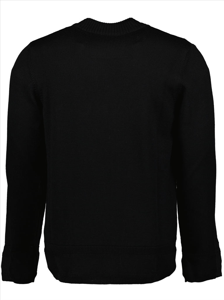 Maille Pull effet Tag Givenchy Noir Homme