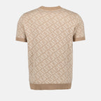 T-Shirts Pull en coton Fendi Beige Homme