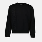 Knitwear Embroidered wool sweater Dolce & Gabbana Black Man