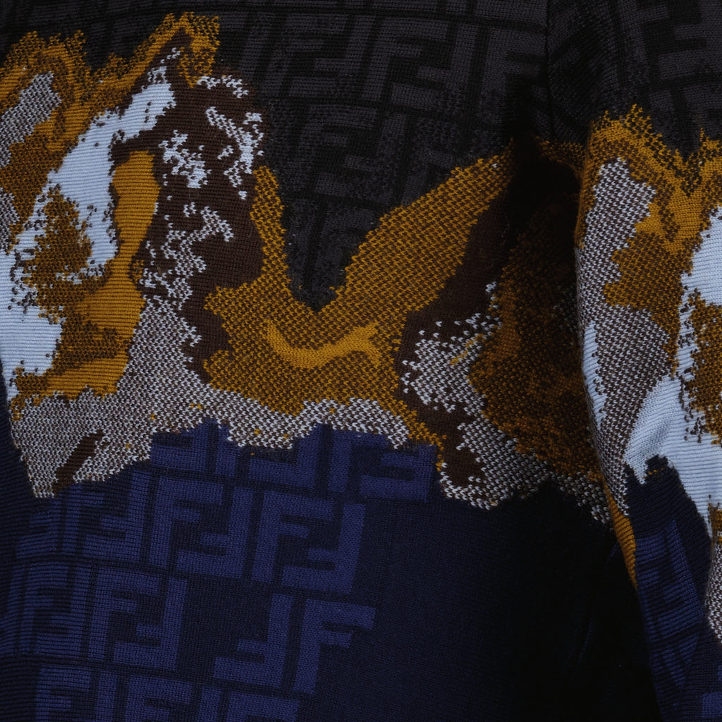 T-shirts Woolen sweater Fendi Blue Man