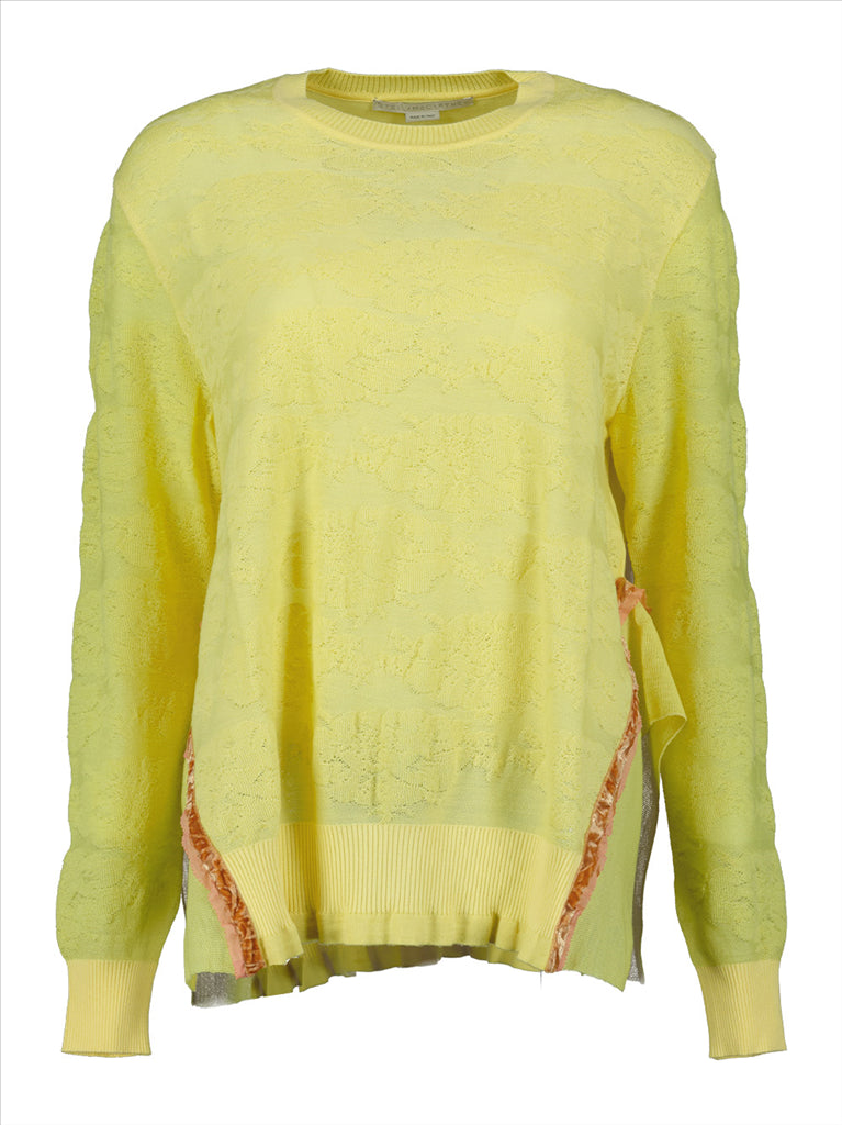 Maille Pull en laine Stella McCartney Jaune Femme