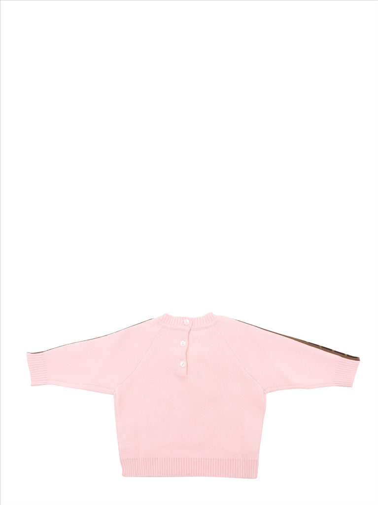 Vêtements Pull FF Fendi Rose Enfants