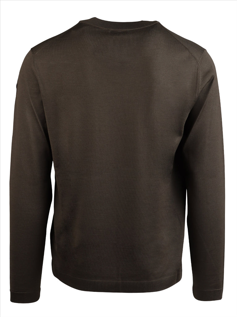 Knitwear Woolen sweater Moncler Khaki Man