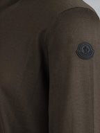 Maille Pull en laine Moncler Kaki Homme